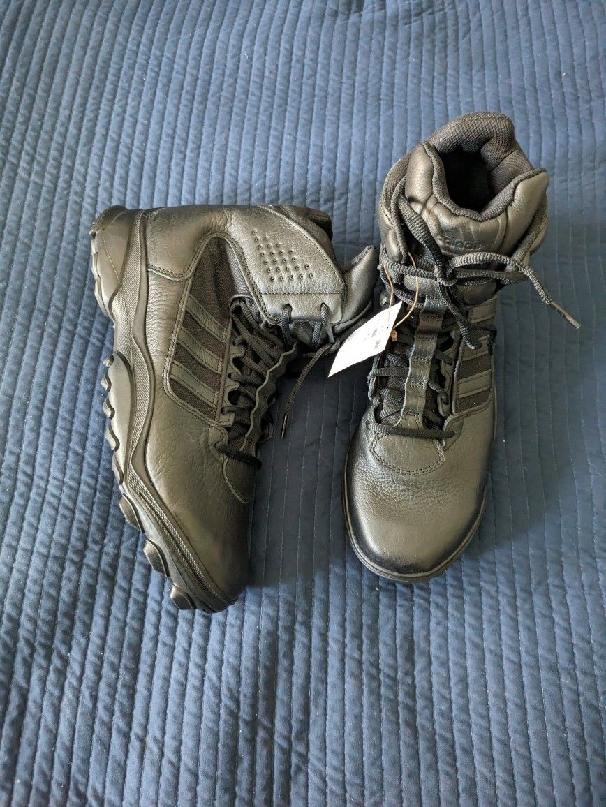 Adidas GSG-9.7 GZ6115 Mens 12.5 Tactical Black Leather Boots 