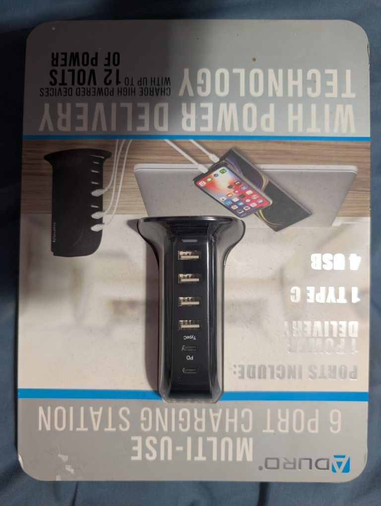 New 6 Ports Charging Station