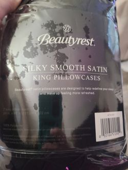 Beautyrest Silky Smooth Satin King Pillowcases