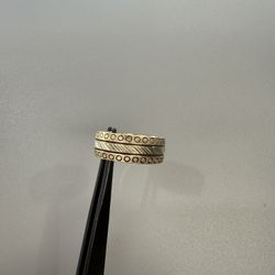 14KYG Diamond Cut Wedding Band 