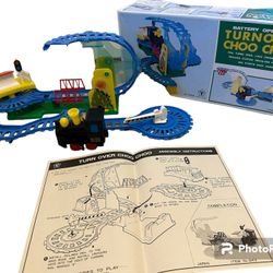 RARE Vintage Japan Toy Turnover Choo Choo Battery Operated—Complete 