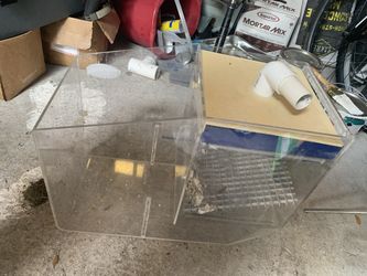 WetDry FILTER for AQUARIUMS drilled on side