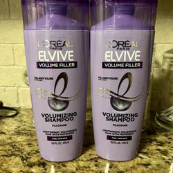 Set of 2 L’Oréal elvive volume filler SHAMPOO•12.6oz•all for $6