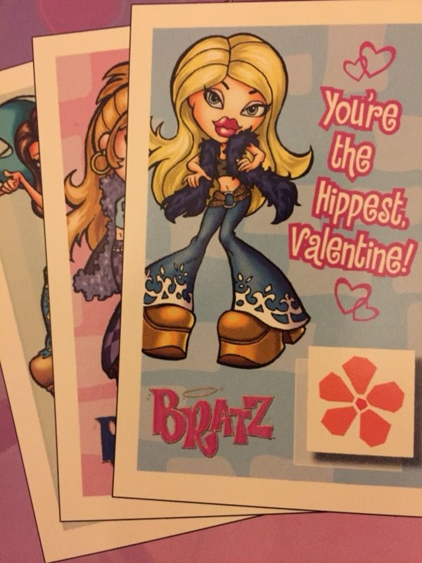 NEW BRATZ DOLL VALENTINE CARDS and Tattoos, plus BRATZ Doll and Jewelry,  Necklace for Sale in Arlington Heights, IL - OfferUp