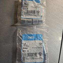 3/4 emt set screw coupling Qty 5