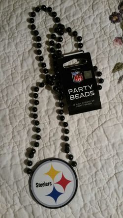 Pittsburgh Steelers party beads
