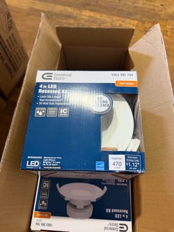 Commercial Electric 4 in. LED Recessed Kit - Soft White