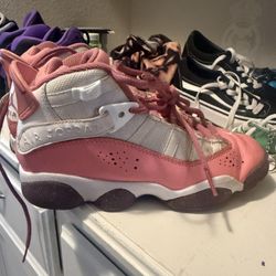 Air Jordan 6 Rings GS 'Coral Chalk