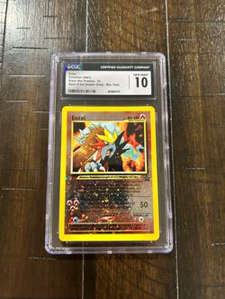 CGC 10 Entei Wotc Promo 34/53 Reverse Holo ENG 2001 Swirll 🌀🌀