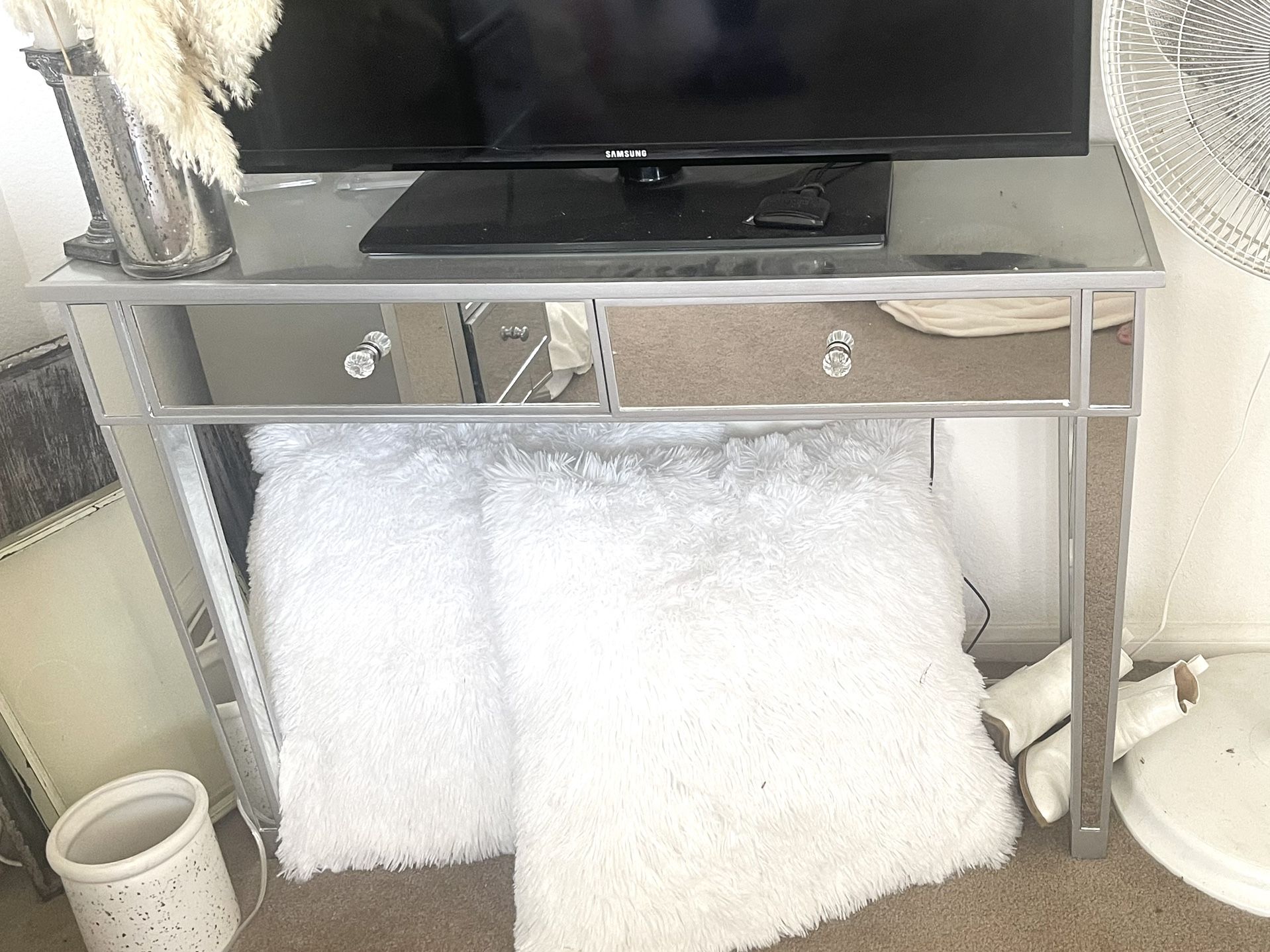 Z Gallerie Mirrored Glam Desk