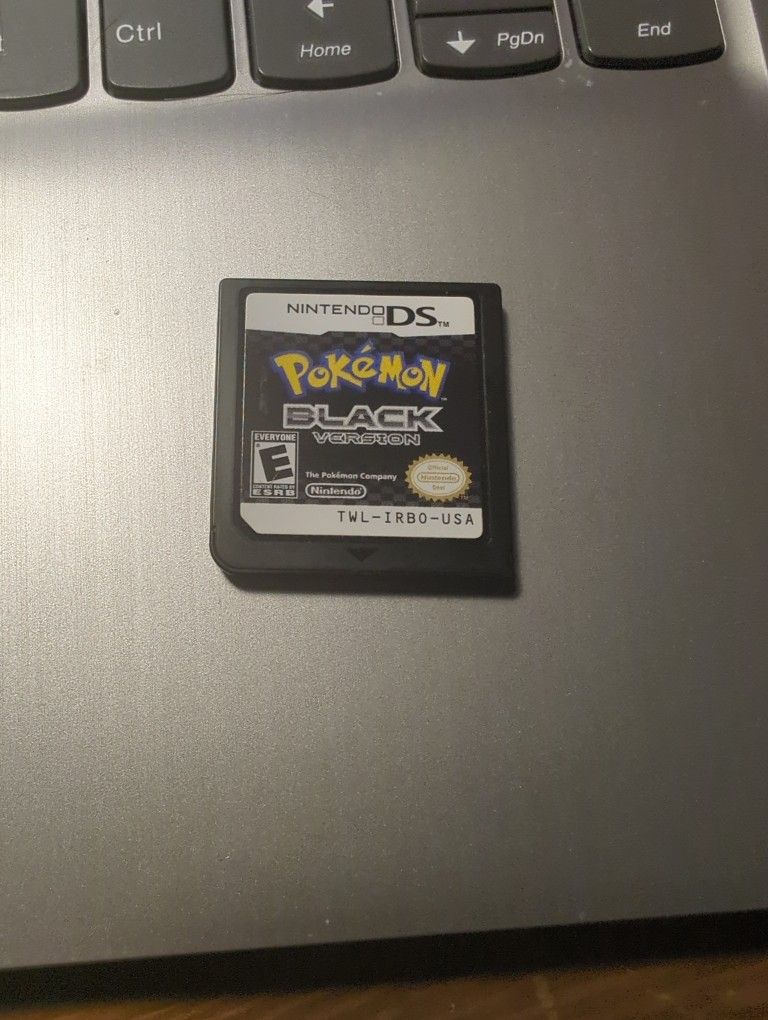Pokemon Black For Nintendo DS