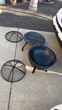 2 small fire pits