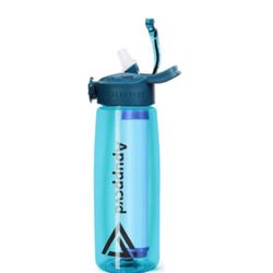 650ml Filter Water Bottle, Portable Outdoor Water Filter Bottle, BPA Free Leakproof Water Bottle