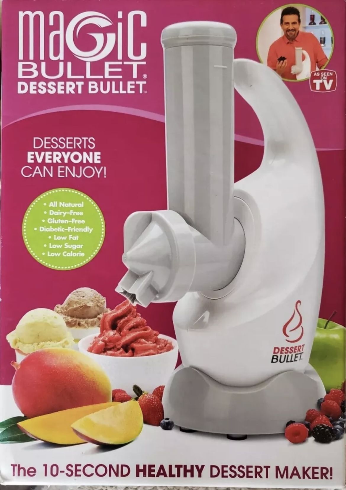 Magic Bullet - Frozen Dessert - Sorbet Maker
