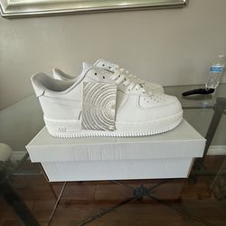 Air Force 1 low white on white