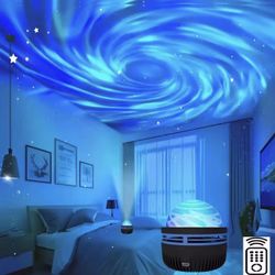 LED galaxy projector, colorful sky and galaxy projector, night light for bedroom, decoration for children's room, Christmas party decoration