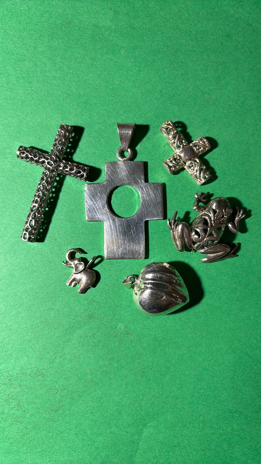 Sterling Silver Charms (5) For $105