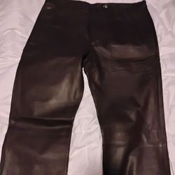 Calvin Klein Vintage Leather Pants 