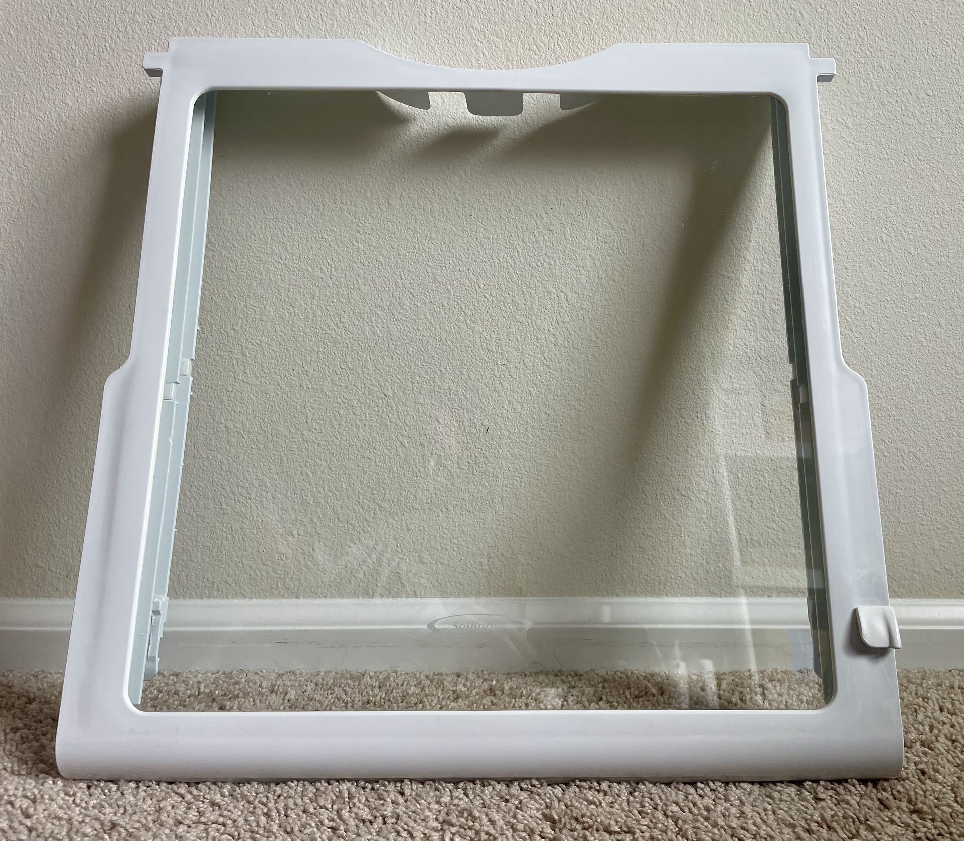 GE Side By Side Refrigerator Snack Pan Glass Shelf Part# WR71X10685