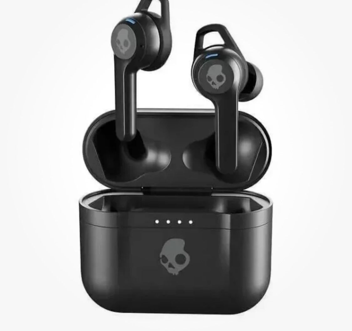 Skullcandy True Freedom Indy Fuel Wireless Charging Earbud Headphones Like New