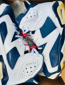 Nike Air Jordan 6 Retro Olympic 2012 Size 9.5 384664-130 With Original Box