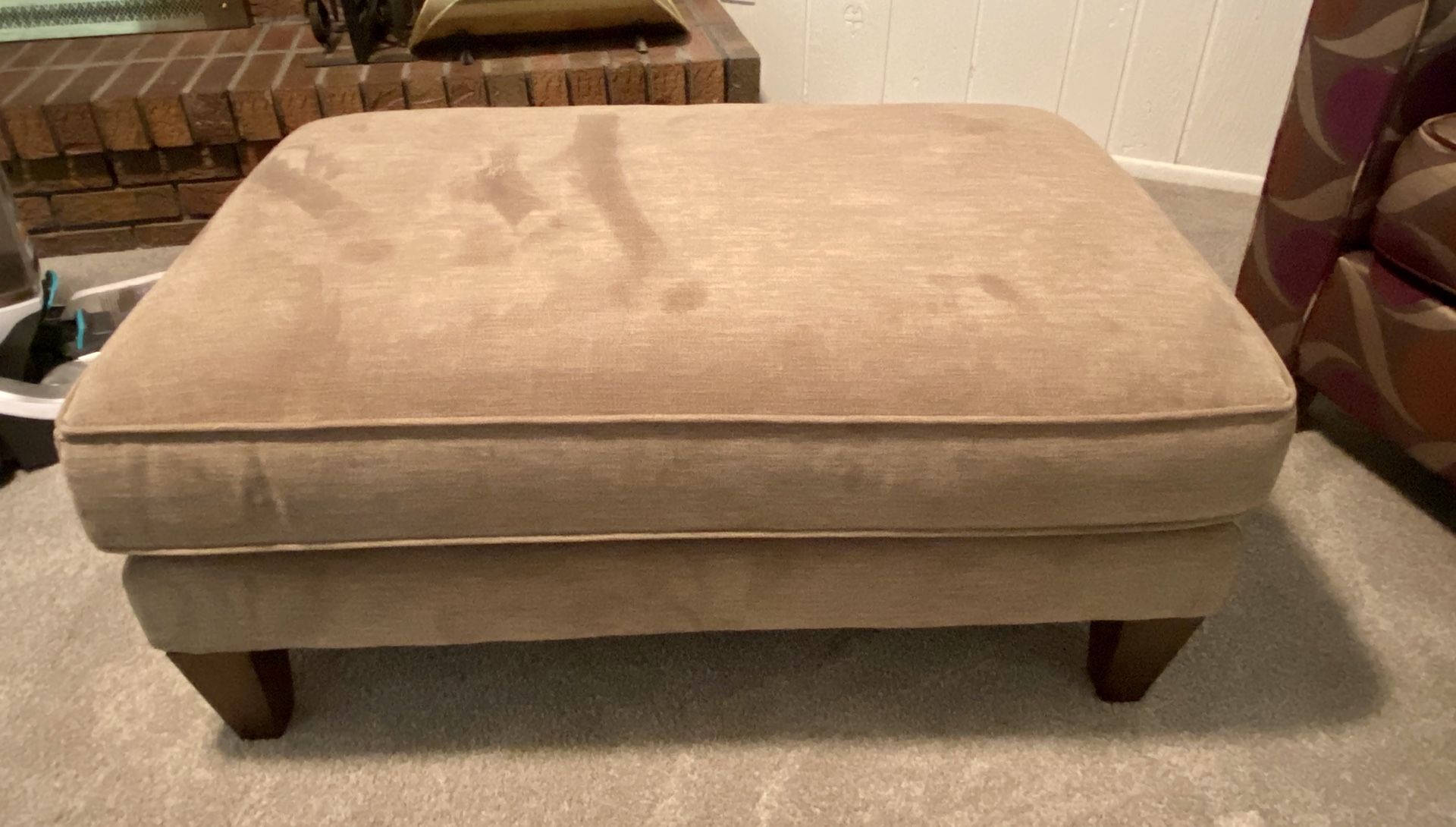 Couch, ottoman, chair