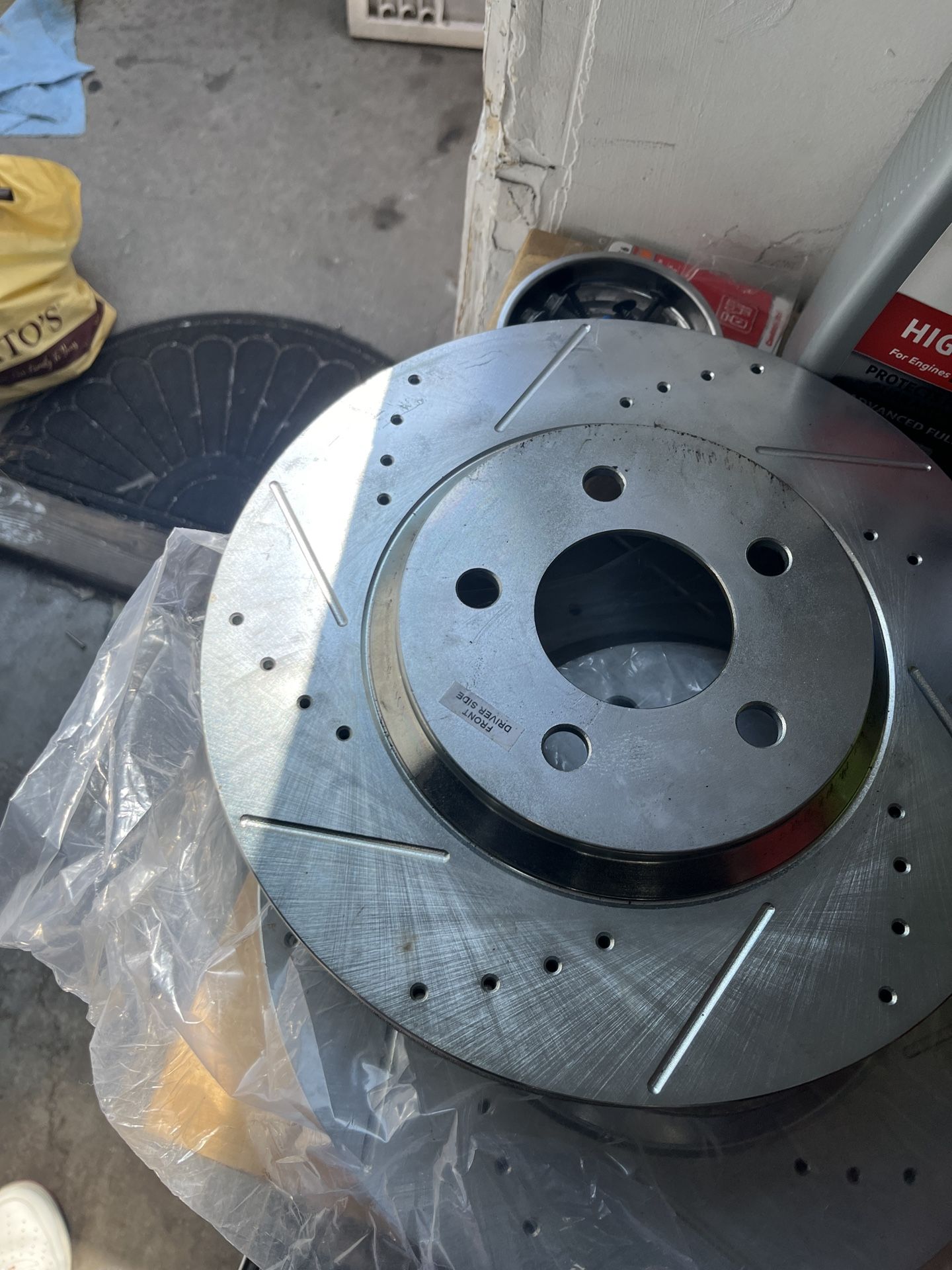 Power stop Front Rotors For GT Mustang 2005-2009