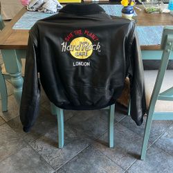 Hard Rock Cafe leather jacket, London
