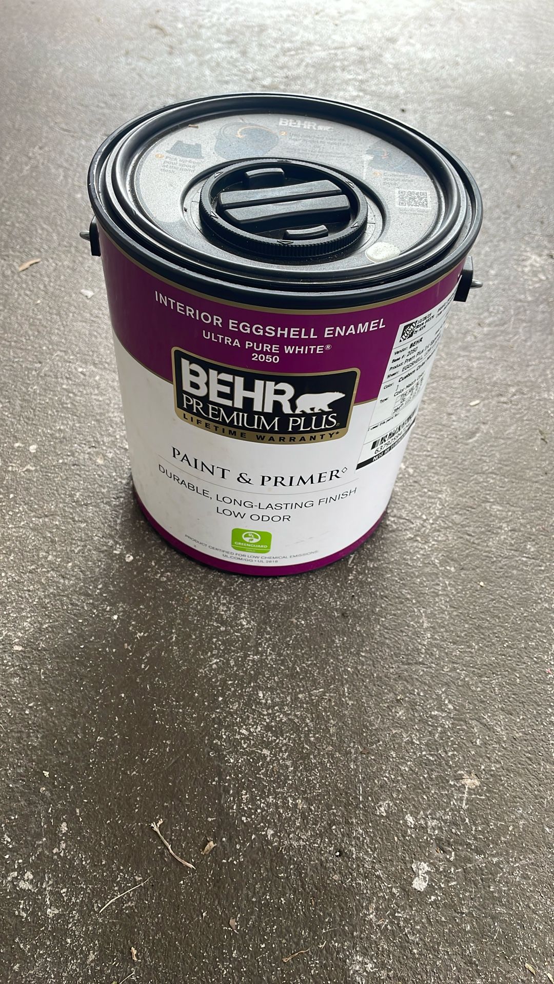 Interior eggshell Paint  ( Light Yellow Color)
