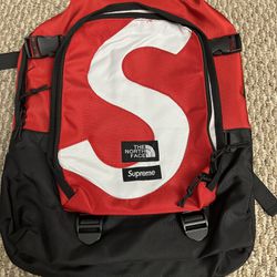 Supreme The North Face S Logo Expedition Backpack Red for Sale in  Bloomfield Township, MI - OfferUp