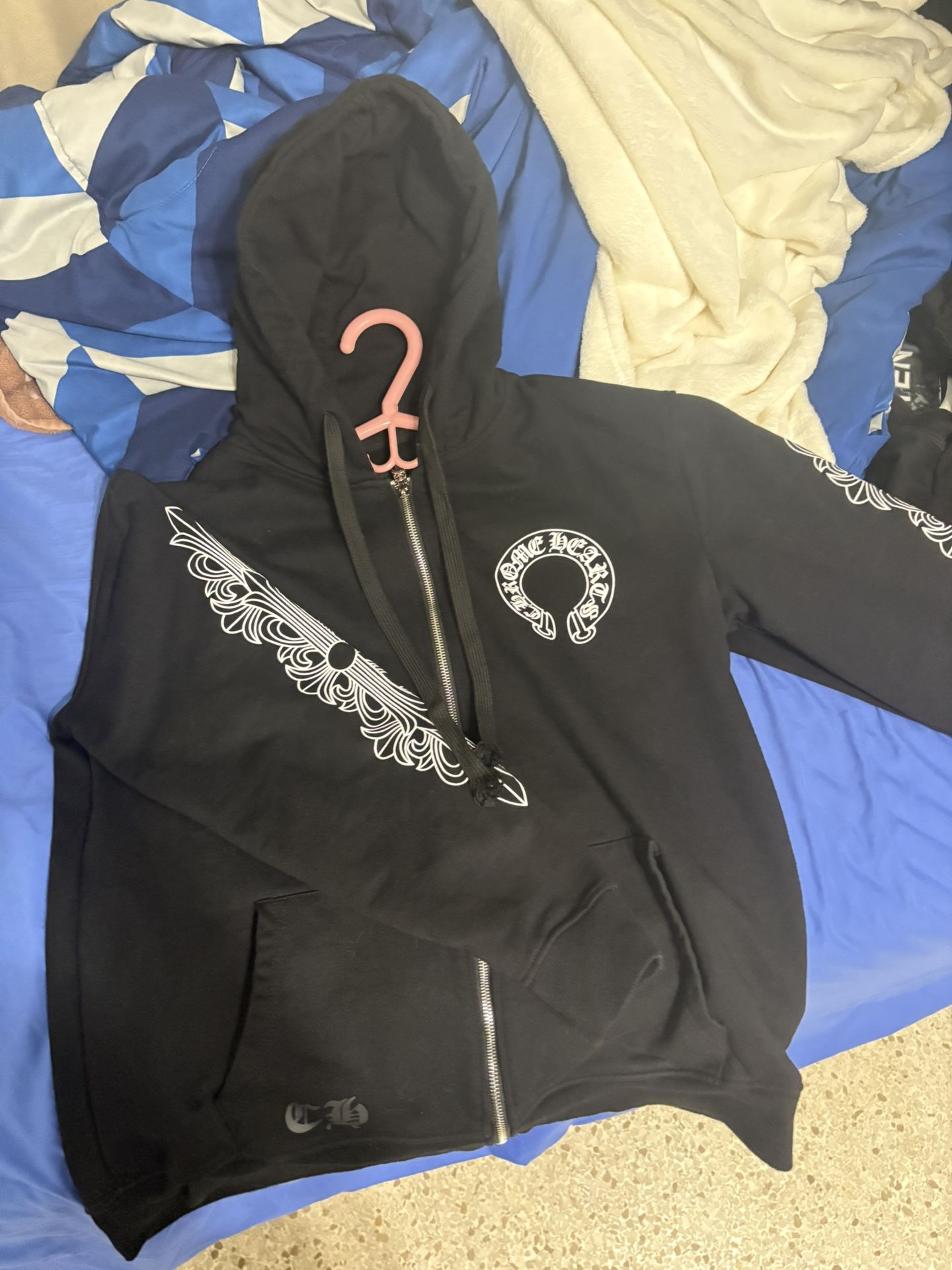 Chrome Hearts Zip Up Black
