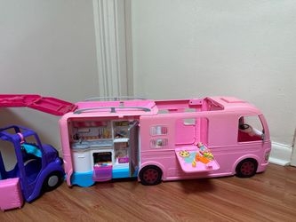 Barbie Camper and Food truck