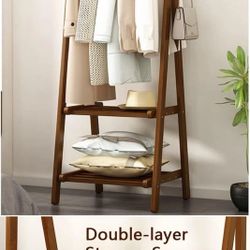 REAL Wood Wardrobe Stand. NEW Foldaway Capable 