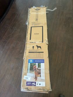 PetSafe sliding glass pet Door. Fits 91 7/16” to 96” large pet’