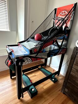 MD Sports 48" Multi Game Basketball, Air Hockey, Suction Cup Darts, & More