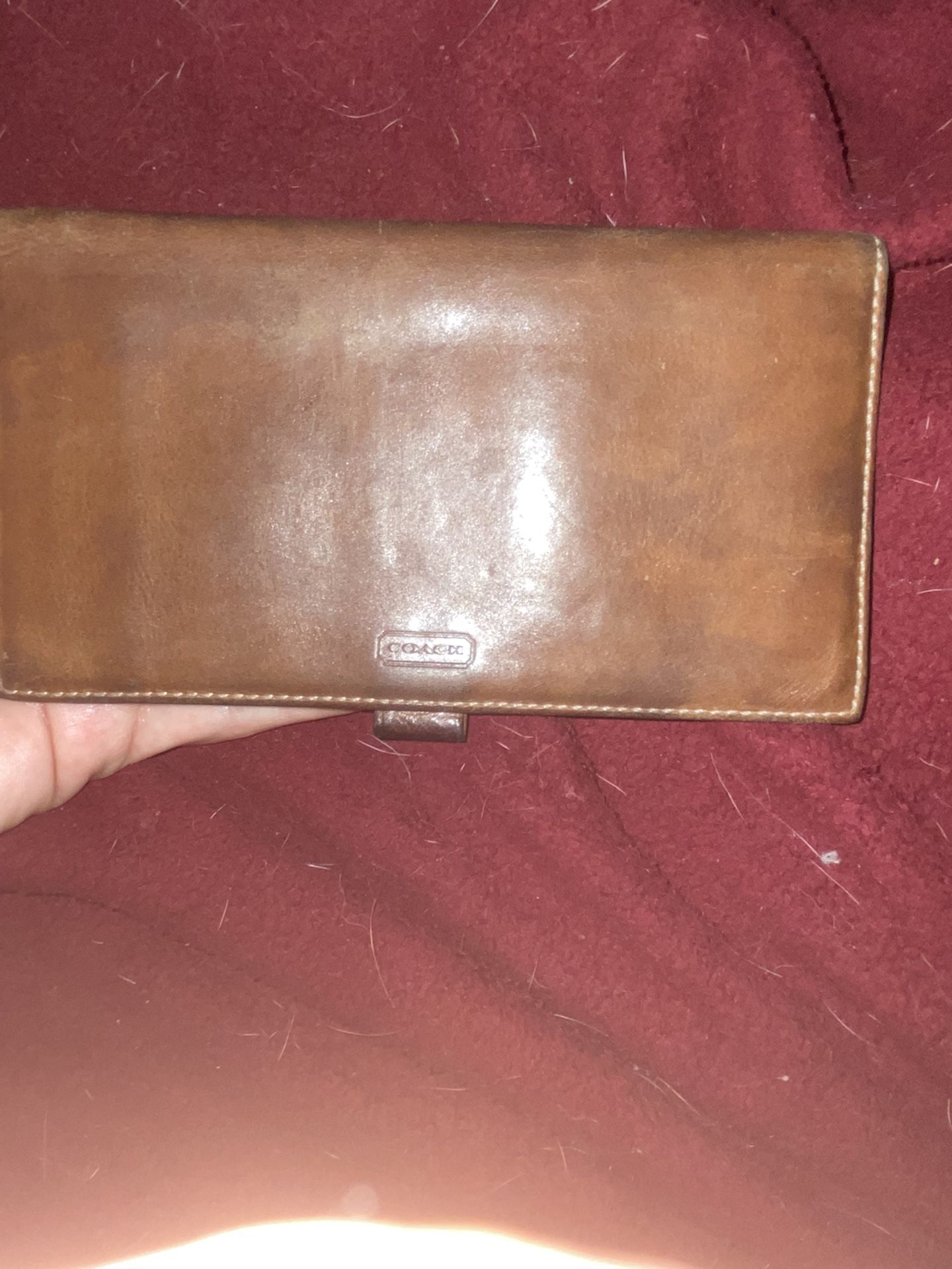 Coach Mens Breast Pocket Wallet 3.5”x7.5”