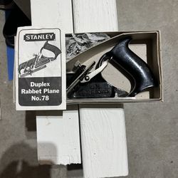 Stanley Duplex Rabbet Plane # 78