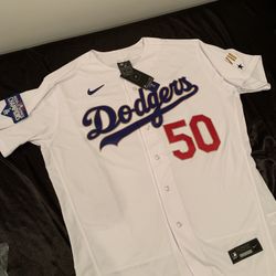 2020 Dodgers World Series Gold Jersey Mookie Betts Authentic 48