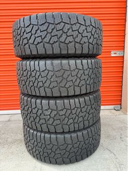4 Used Falken 35x12.50R17LT Tires