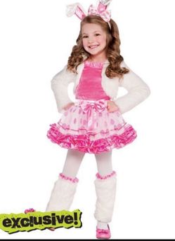 Halloween Girls Honey Bunny Costume Small 4-6