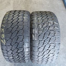285/40R19 IN BRIDGESTONE DUELER ALL TERRAIN PAIR OF TIRES 