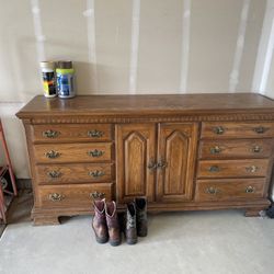 Solid wood dresser 