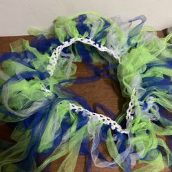 Blue and Green Tulle Tutu 
