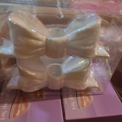 Coquette Bow Candle Holder 