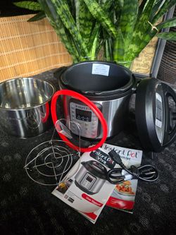 Instant Pot Viva 6 Qt 9-in-1 Pressure Cooker Multi-Cooker w/ Manual & Accessories Local Pickup