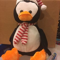 Plush Penguin with scarf 