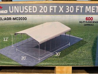 NEW METAL CARPORT – HEAVY DUTY STEEL FRAME