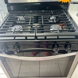 Whirlpool stove stainless steel (delivery+install available) width 30”