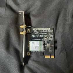 ASRock PCIe WiFi Adapter Dual Band + Antennas — Tested 