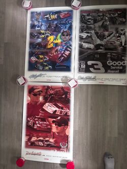 Vintage NASCAR Racing Poster Collection